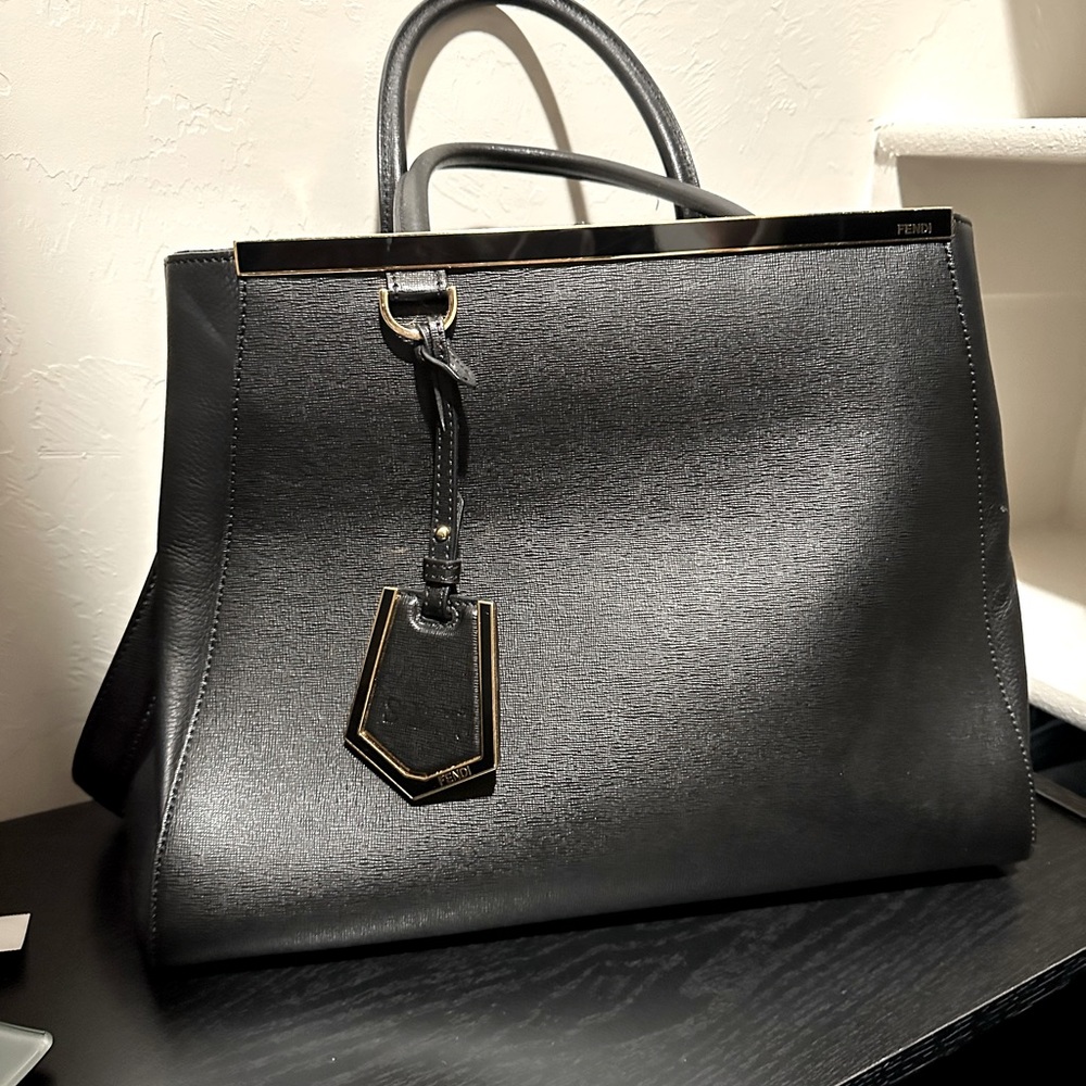 Fendi 2 jour medium tote used and in good condition